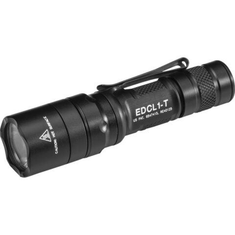 SureFire EDCL1-T EDC Tactical 500 Lumen Dual Output Flashlight, Black