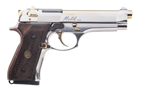 Derya Arms MK9 9mm, 4.9" Barrel, 10+1, Nickel / Gold
