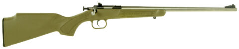 Keystone Crickett 22 LR Single Shot Rifle, Stainless / Tan