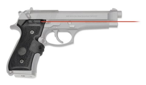 Crimson Trace Laser Grip for Beretta 92 MIL-STD, Red Laser