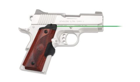 Crimson Trace LG-902G Laser Grip for 1911 Compact, Green Laser