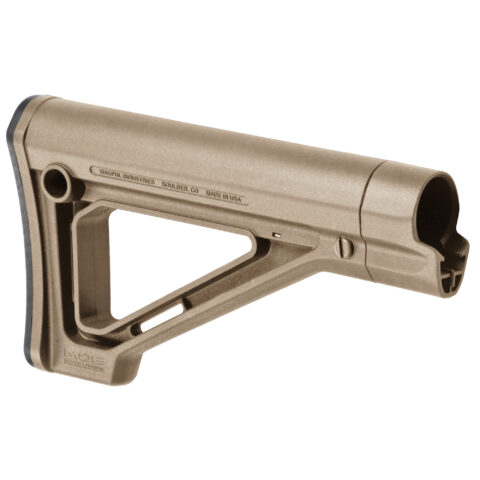 Magpul MOE Fixed Stock for AR-15 Mil-Spec Buffer Tube, FDE