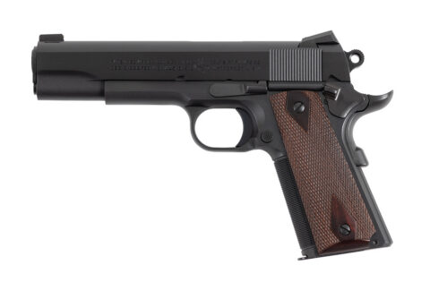 Colt 1911 Government .45 ACP, 5" Barrel, 8-Round, Blued / Wood
