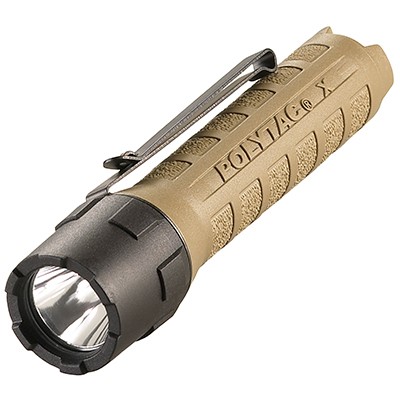 Streamlight PolyTac X USB 600 Lumen Flashlight, Coyote