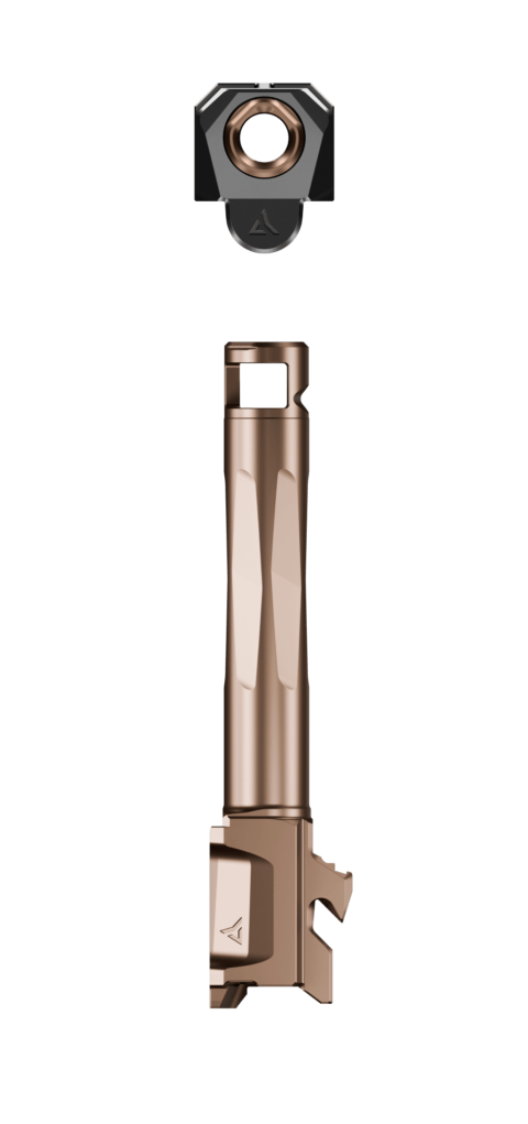 Radian Weapons Afterburner + Ramjet Barrel for Glock 19 Gen 3, Bronze