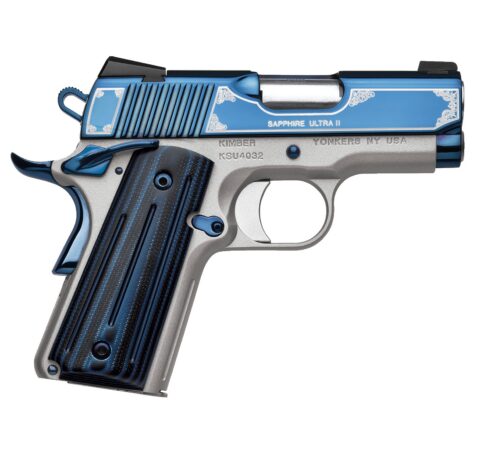 Kimber Sapphire Ultra II 9mm, 3" Barrel, 8-Round, Blue PVD