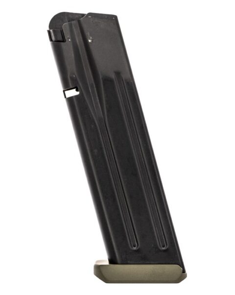 SAR Firearms SAR9 SOCOM 9mm 17-Round Magazine, OD Green Base Plate