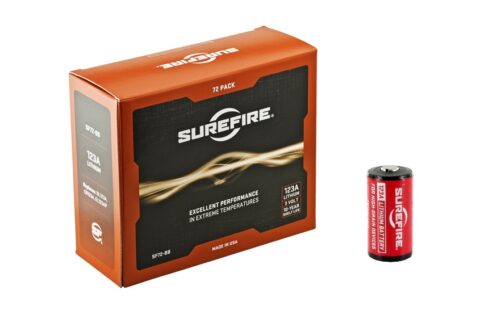SureFire SF123A 3V Lithium Batteries, 72 Count