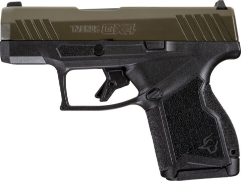 Taurus GX4 9mm, 3" Barrel, 11+1, Black/MS Green