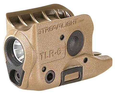 Streamlight TLR-6 Light/Red Laser for Glock 42/43, 100 Lumens, FDE