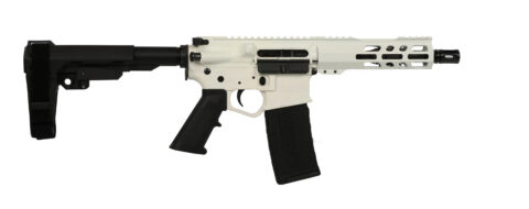 Wise Arms WA-15B 5.56 NATO, 7.5" Barrel, White Cerakote