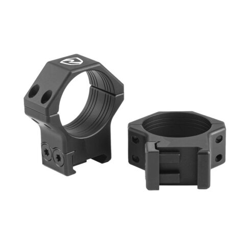 Riton Optics Light Picatinny 34mm Ring Set, 8mm, Matte Black